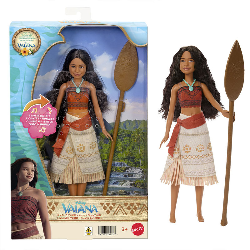 Mattel Toy Barbie - ตุ๊กตาบาร์บี้โมอาน่าร้องเพลง ของแท้จากภาพยนตร์ รุ่น JLP18 ของแท้ลิขสิทธิ์จากแมทเทล ของสะสม