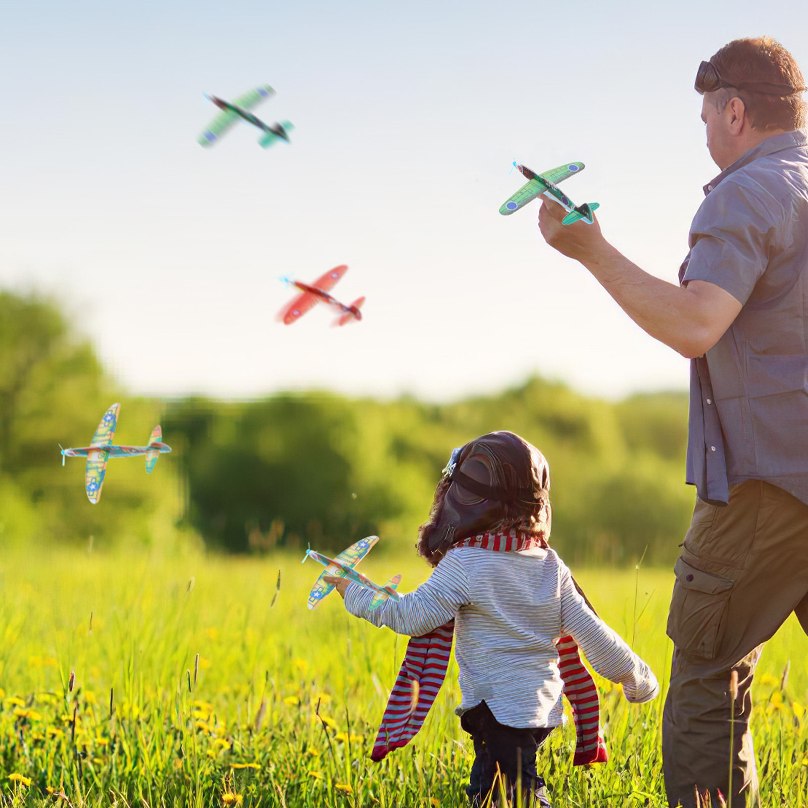 Model Airplane Plastic - เครื่องบินโฟม 36 ชิ้น คุณภาพสูง ปลอดภัย ไม่ใช้พลังงาน