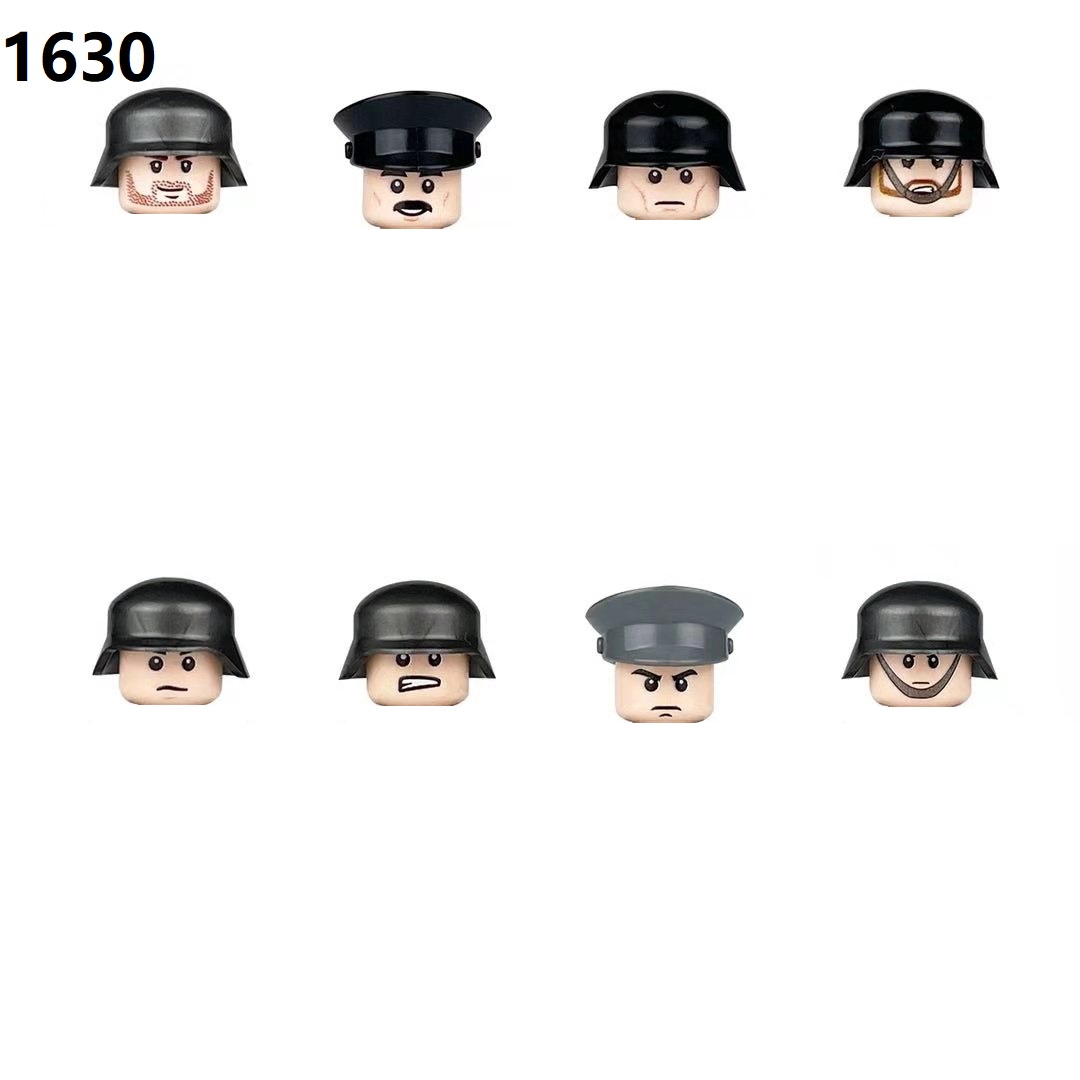 Lego Minifigure Holder - 8ชิ้นอาวุธทหาร WW2เยอรมันมินิแอคชั่นฟิกเกอร์ทหารปืนพก Moc ปืนบล็อกตัวต่ออิฐของเล่นสำหรับเด็กผู้ชาย