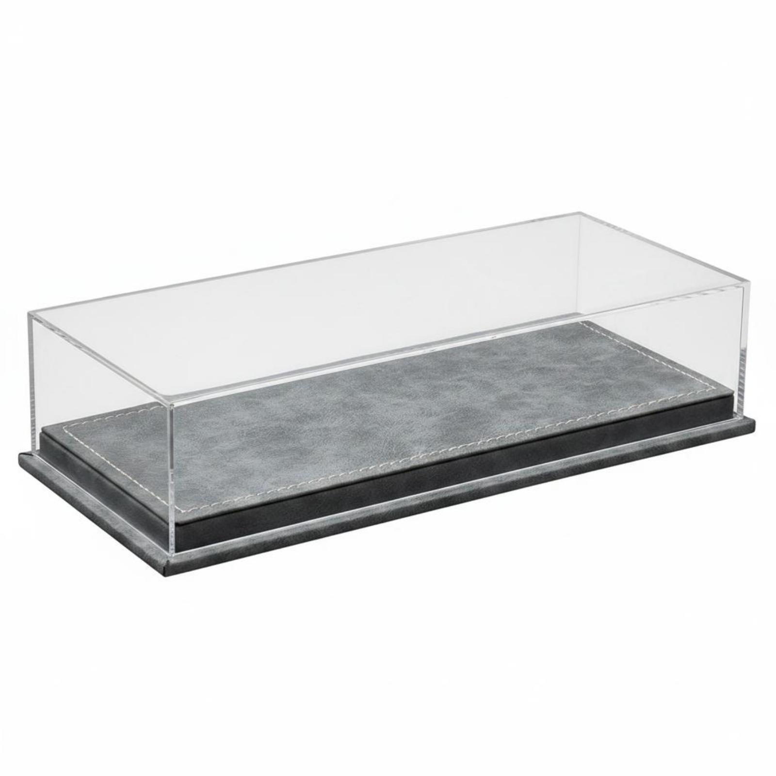 Display Case Acrylic - กล่องอะคริลิคกันฝุ่นสำหรับโชว์โมเดลรถไดแคสต์ขนาด 1:64 กล่องใสสำหรับรถโมเดลขนาด 1:64 สำหรับนักสะสม วางบนโต๊ะ
