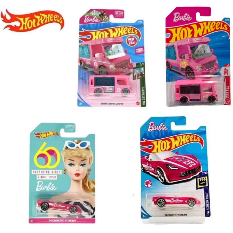 Hot Wheels Car Track Sets - รถโมเดลโลหะผสมแท้จาก Hot Wheels Barbie ของแท้พร้อมส่ง ของเล่นคุณภาพสูง