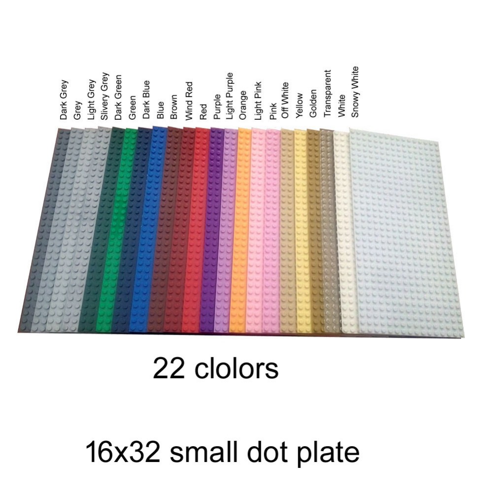 Lego Set City - 22 สีหมายเลข 3857 Baseplate 16X32 DotสำหรับMOC