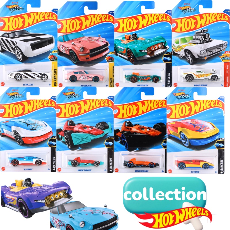 Hot Wheels Car Track Sets - รถโมเดลโลหะผสมฮอตวีลส์ ฟอร์ด เฟอร์รารี่ เอฟ40 แม็คลาเรน ของเล่นจำลอง