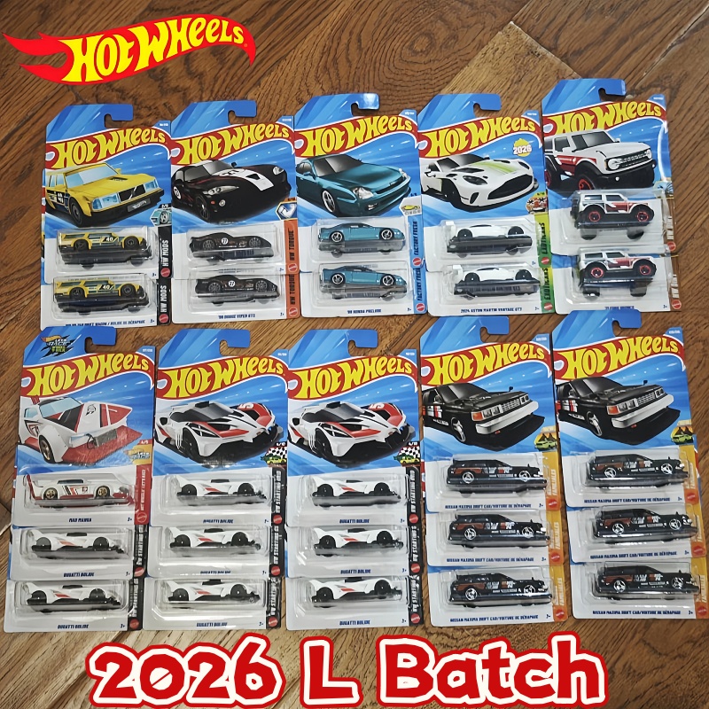 Hot Wheels Car Track Sets - รถของเล่นฮอตวีลส์ ไดแคสท์ รุ่นปี 2026 ชุด L