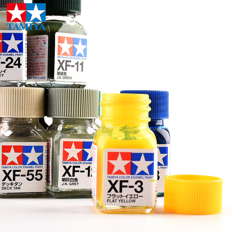 สีทามิยะเคลือบสีแบน XF1-XF24 ( - Tamiya Model Paint Set บทวิจารณ์และราคา