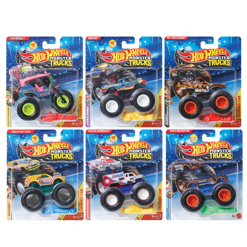 รถบรรทุกมอนสเตอร์ฮอตวีลส์ 26E  - Hot Wheels Car Monster Trucks บทวิจารณ์และราคา