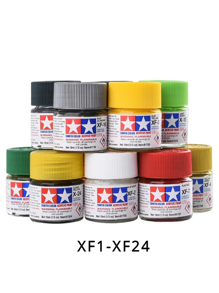 Tamiya สีอะคริลิคสี XF1-XF24แบ - Tamiya Model Paint Set บทวิจารณ์และราคา