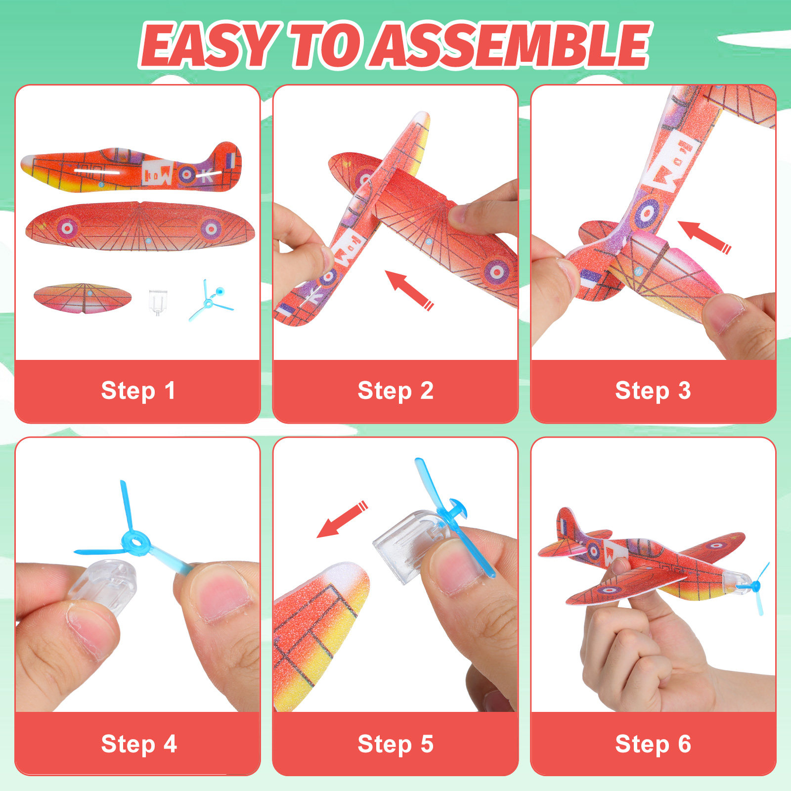 เครื่องบินโฟม 36 ชิ้น คุณภาพสู - Model Airplane Plastic บทวิจารณ์และราคา