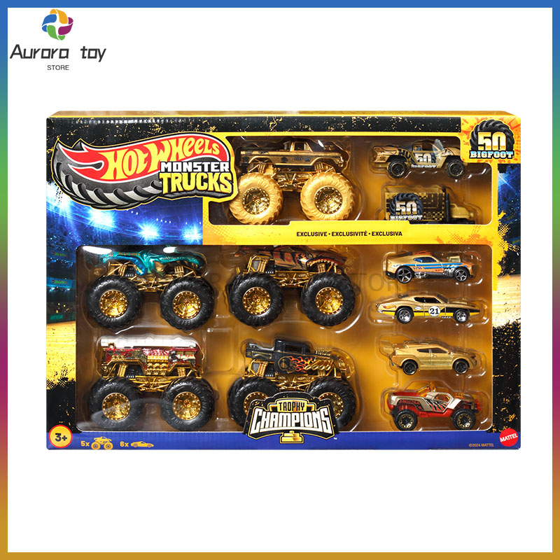รถบรรทุกมอนสเตอร์ฮอทวีลส์ใหม่  - Hot Wheels Car Monster Trucks บทวิจารณ์และราคา