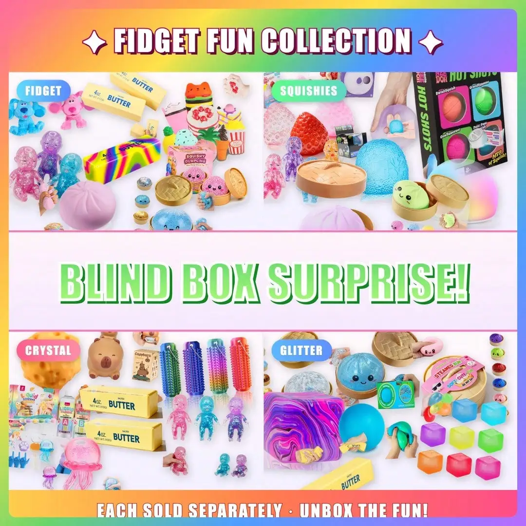 กล่องสุ่มของเล่นบีบสควิชเรนโบว - Mystery Box Blind Bag บทวิจารณ์และราคา