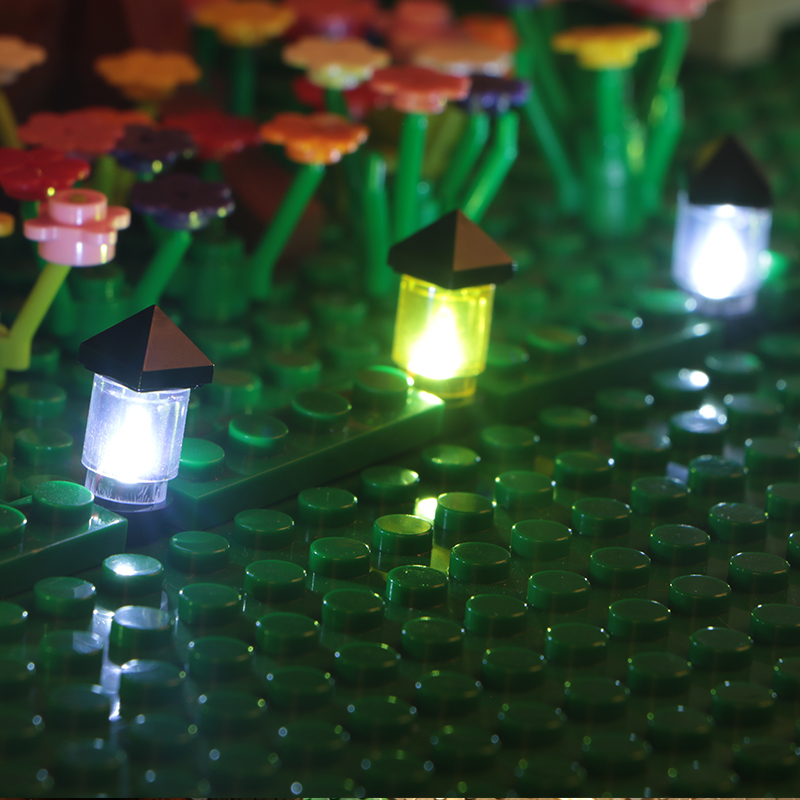 1ชิ้น DIY โคมไฟบล็อกอาคาร1x4ไฟ - Lego Set City บทวิจารณ์และราคา