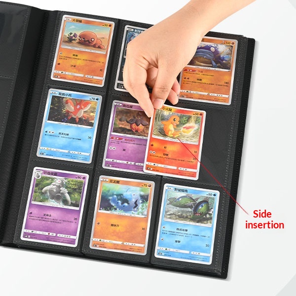 สมุดเก็บการ์ดสะสมขนาดใหญ่ สำหร - Pokemon Binder Card บทวิจารณ์และราคา