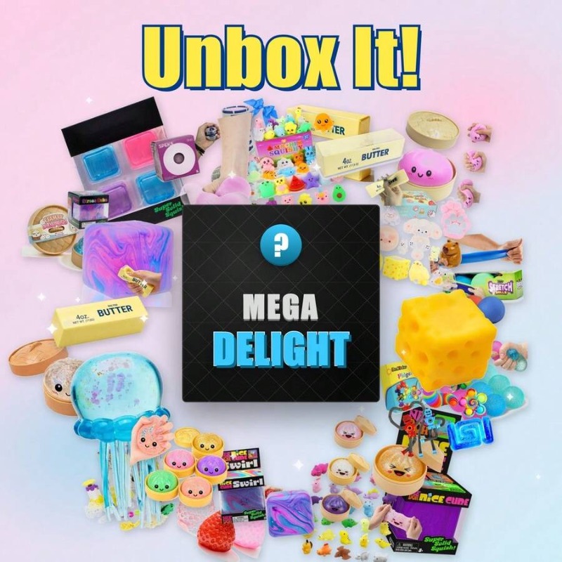 กล่องสุ่มของเล่นบีบสนุกๆ แบบตล - Mystery Box Blind Bag บทวิจารณ์และราคา