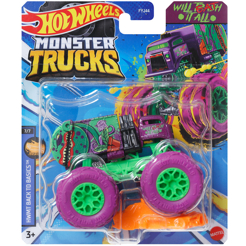 Mattel Hot Wheels 1/64 รถบรรทุ - Hot Wheels Car Monster Trucks บทวิจารณ์และราคา