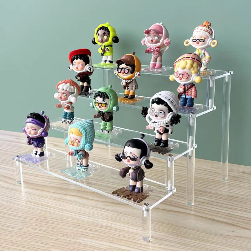 อะคริลิคสีดําชั้นวางสําหรับ Fu - Pop Display Shelf บทวิจารณ์และราคา